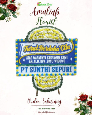 Papan Bunga Duka di 11 Ilir