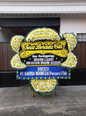 Papan Bunga Duka di 11 Ilir